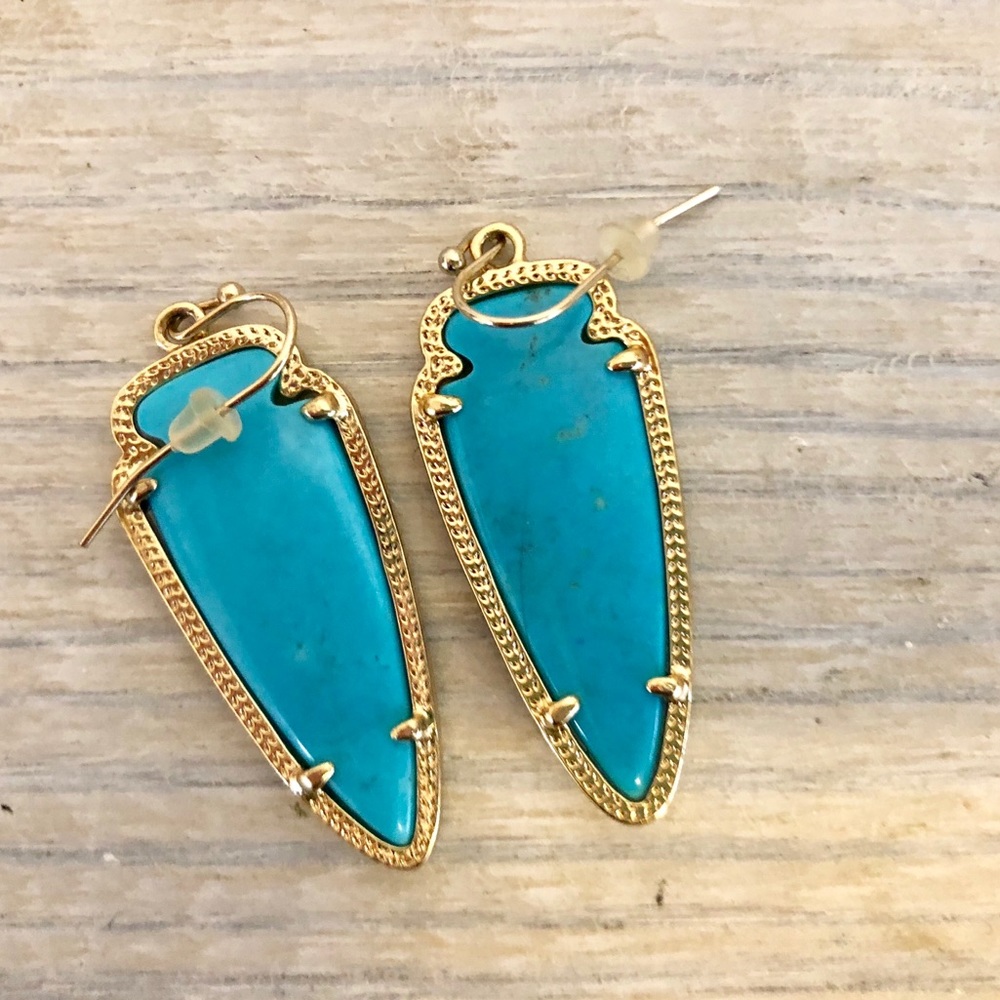 Kendra Scott Kathryn earrings - turquoise
